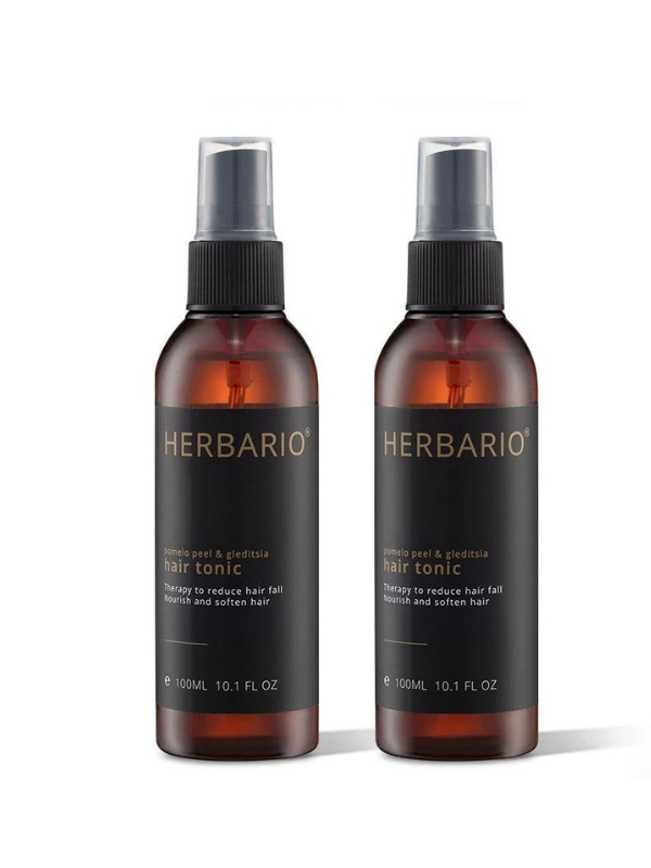 Combo 2 chai xịt dưỡng tóc vỏ bưởi bồ kết Herbario 100ml